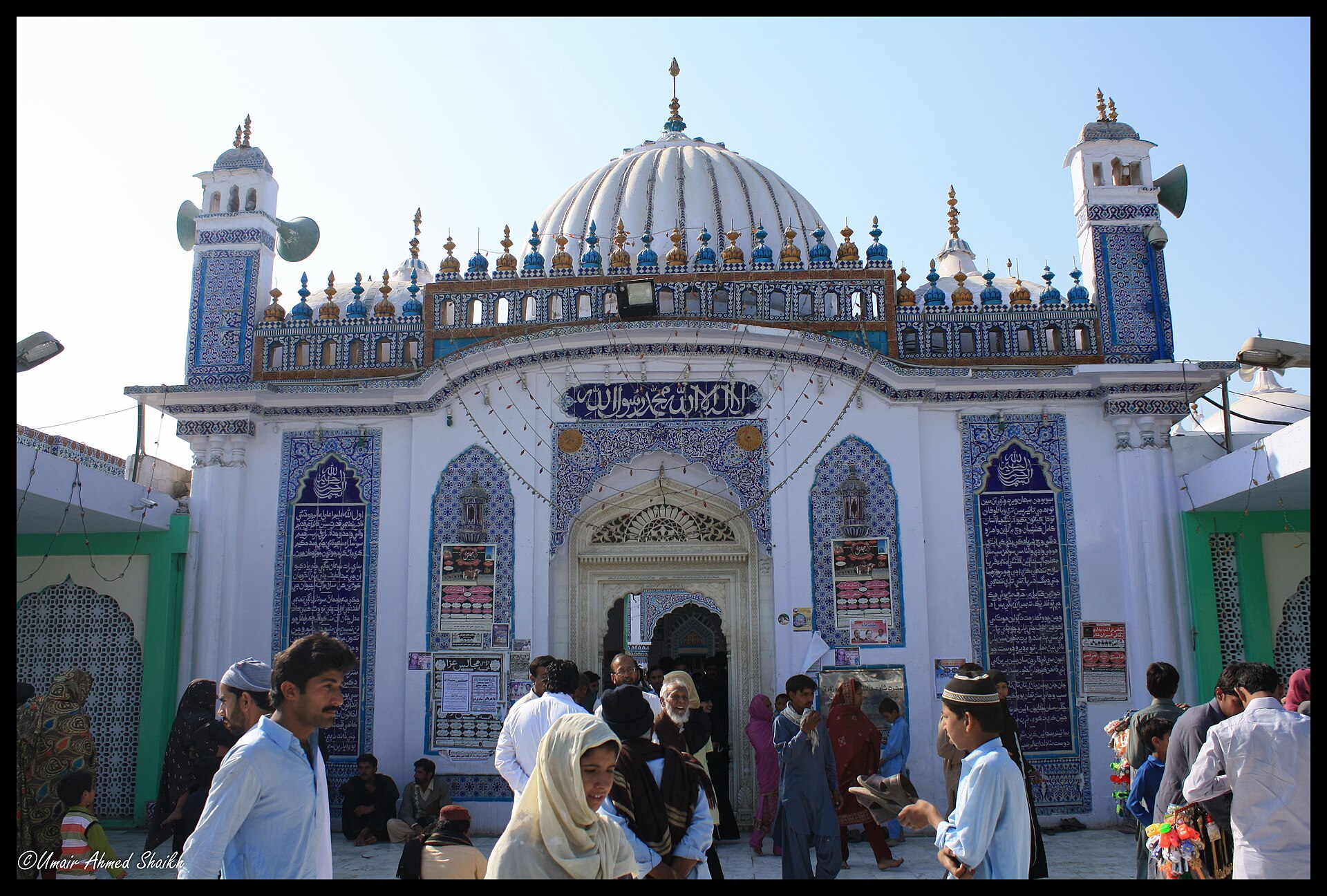Shah Abdul Latif Bhittai's shrine at Bhit Shah