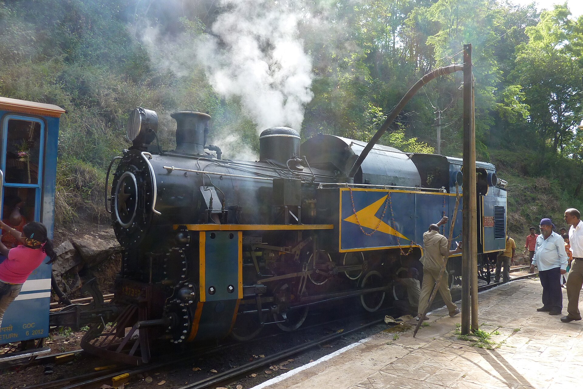 Steam Locomotive, Nilgiri Mountain Railway, May 2010